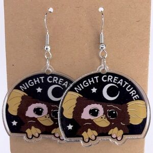 Gizmo Acrylic 2D Drop Earrings